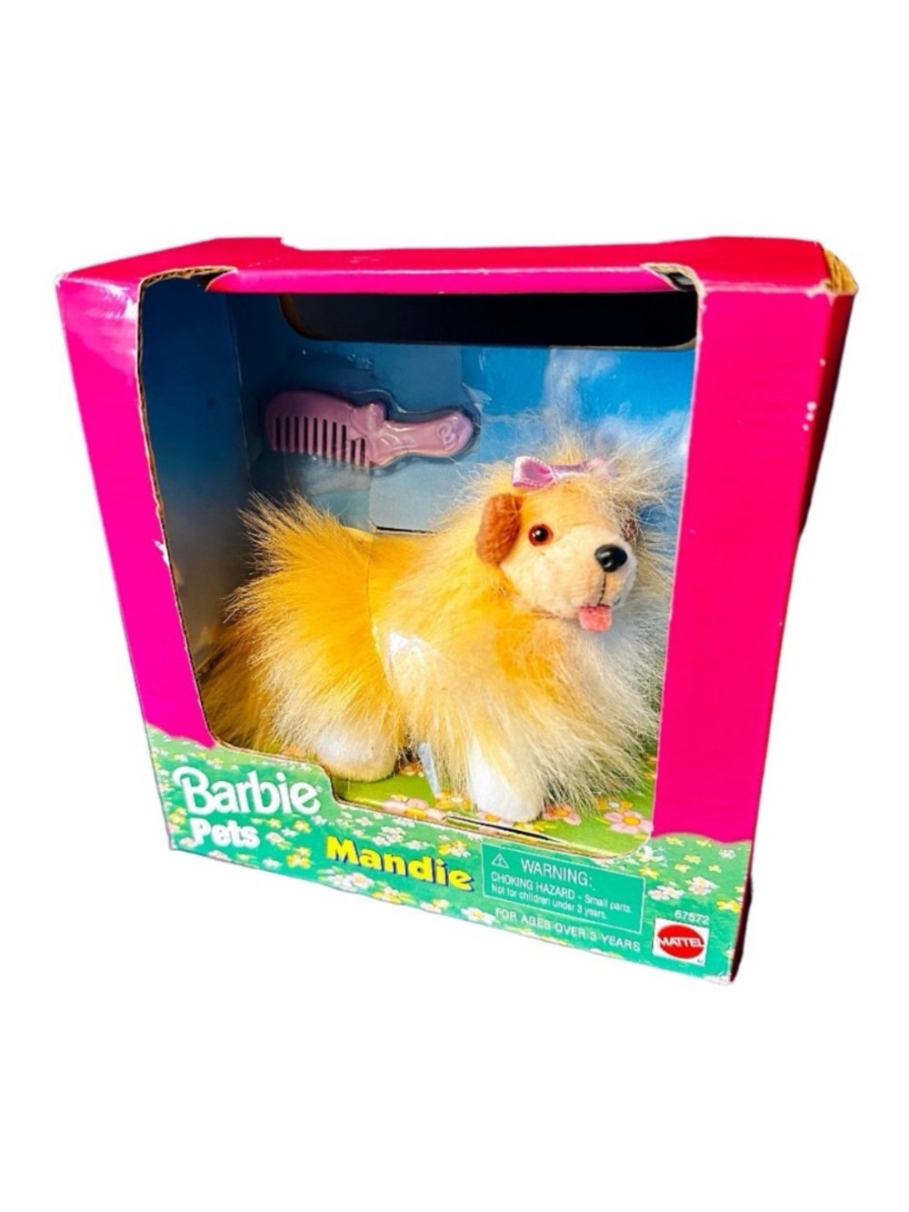 Barbie Pets Mandie Cream Dog NEW